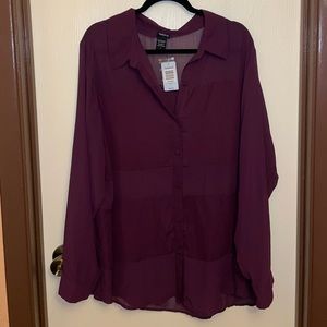 Torrid Long Sleeve Top Size 3